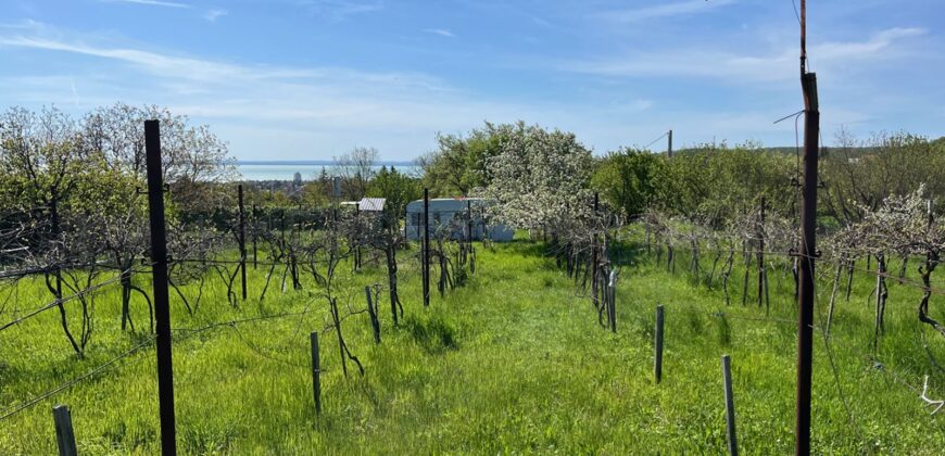Balatonalmádi panorámás telek eladó