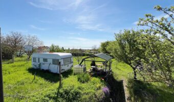 Balatonalmádi panorámás telek eladó