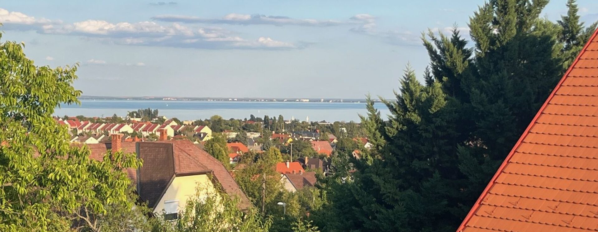 Balatonfüredi panorámás ingatlan