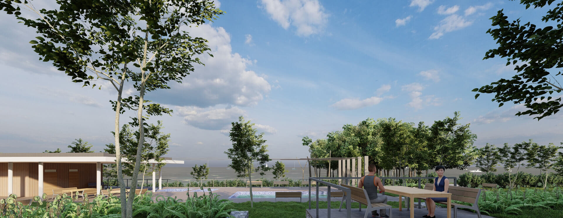 Balatoni panorámás lakás